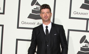 Le chanteur Calvin Harris aux Grammy Awards