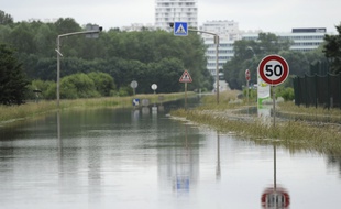 Inondations près de Tours le 4 juin 0216