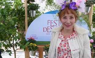 L'actrice Julie Depardieu est la présidente du jury du Festival des jardins de la Côte d'Azur.