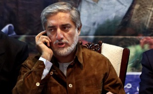 Abdullah Abdullah, candidat à l'élection présidentielle afghane, le 6 juin 2014.