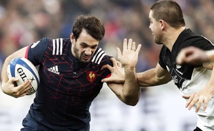 Rémi Lamerat avec le XV de France lors du test-match contre la Nouvelle-Zélande, le 26 novembre 2016 au Stade de France.