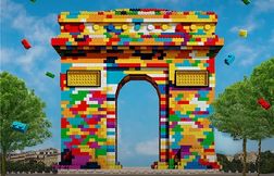 Lego transforme les Champs-Elysées en terrain de jeu géant
