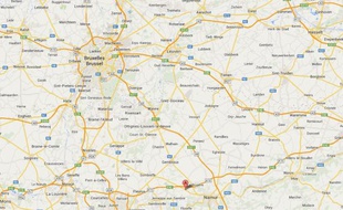 Google Map de Temploux, en Belgique.