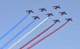 La Patrouille de France va survoler Toulouse. Illustration.