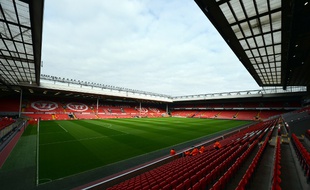 Vue globale du stade d'Anfield, à Liverpool, prise le 20 octobre 2012.
