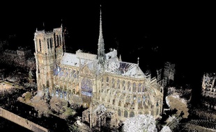 Andrew Tallon a scanné Notre-Dame au laser et modélisé la cathédrale en un milliard de points.
