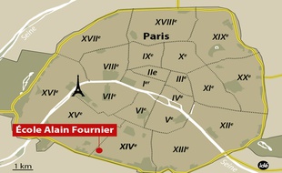 La directrice de l'école Alain-Fournier, dans le 14e arrondissement, a été agressé ce jeudi 19 février à la mi-journée.