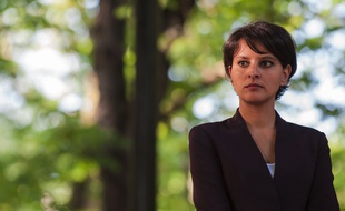 Najat Vallaud-Belkacem, le 10/05/2015. Credit:ZIHNIOGLU KAMIL/SIPA/