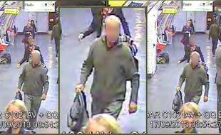Cet homme, capté par les caméras de vidéosurveillance de la RATP en 2013, est soupçonné d'être un «frotteur» dans le métro.