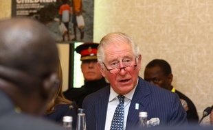 Le Prince Charles à une réunion pour l'accès à l'eau dans le monde, à Londres, le 10 mars 2020.