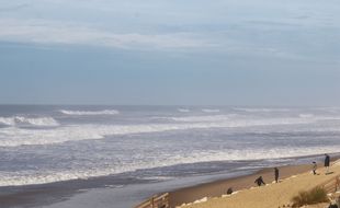Littoral aquitain, à Lacanau en Gironde, en décembre 2017.