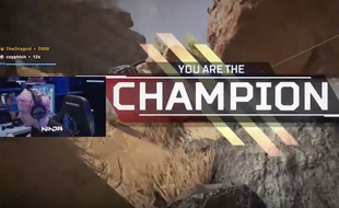Le gamer « Ninja » lors d'une partie d'Apex Legends.