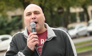 Claude Hermant, ancien membre du service d'ordre du Front national, le 8 octobre 2011 à Lille.