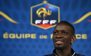 Mamadou Sakho, le défenseur de l'équipe de France, le 26 mai 2014, au Stade de France.