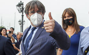 Carles Puigdemont en Sardaigne le 25 septembre 2021