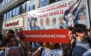 25 journalistes ont été condamnés en Turquie pour leurs liens supposés avec la tentative de putsch en 2016 (illustration).
