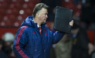Louis van Gaal, lors de MU-Chelsea (1-1) le 7 février 2016.