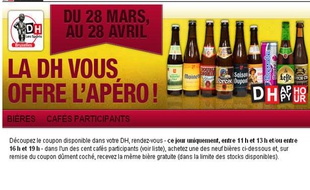 Capture d'écran du site internet de la Dernière heure le 31/03/2011.