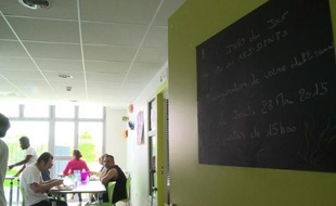 Vue de l'institution "Le Chemin", pour jeunes malades d'Alzheimer, à Cesson (Seine-et-Marne), le 28 mai 2015