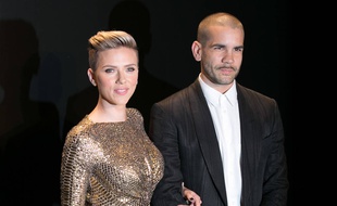 L'actrice Scarlett Johansson et son mari, le journaliste Romain Dauriac