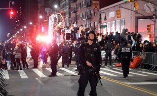 La police mobilisée mardi 31 octobre à New York après une attaque terroriste à la camionnette bélier.