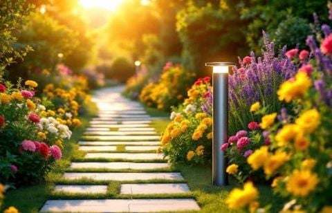 Sublimez votre jardin ou allée avec ce potelet Ikaros à 39,90€ chez Leroy Merlin
