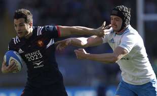 Brice Dulin lors de France-Italie en 2017.