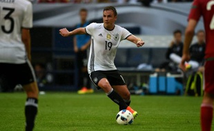 L'Allemand Mario Götze lors d'un match de préparation à l'Euro, le 4 juin 2016 à Gelsenkirchen