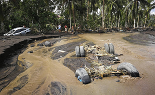 Les dégâts provoqués par le typhon Goni aux Philippines en octobre 2020.