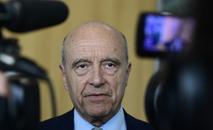 Alain Juppé à Berlin, où il a rencontré Angela Merkel le 18 juillet 2016