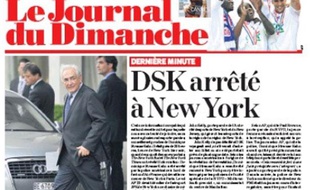 Capture d'écran de la une du JDD du dimanche 15 mai
