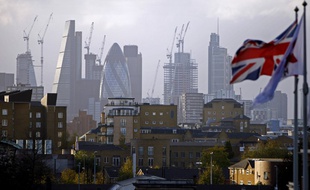 La City à Londres, le quartier d'affaires de la capitale.