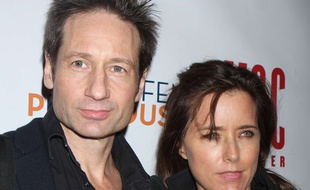 David Duchovny et Tea Leoni en 2010.
