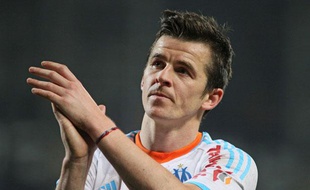 Joey Barton avec l'OM le 6 janvier 2013