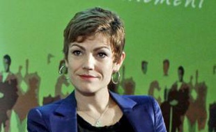 Chantal Jouanno, le mardi 2 novembre au ministère de l'Ecologie lors du rapport d'étape du Grenelle de l'Environnement.