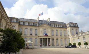 Le palais de l'Elysée à Paris, le 10 septembre 2013