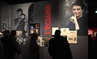 A l'exposition «Barbara», à la Philharmonie de Paris, octobre 2017.
