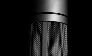Illustration d'un microphone d'enregistrement.