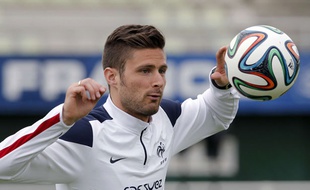 Olivier Giroud le 12 juin 2014.
