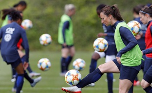 Les Bleues à Clairefontaine, le 29 mai.