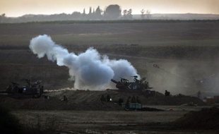 Des soldats israéliens à Gaza, le 20 juillet 2014.