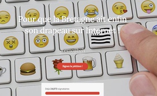 La pétition en ligne demandant que le drapeau breton ait son emoji a déjà rassemblé près de 25.000 signatures.