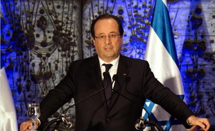 François Hollande à Jérusalem, dimanche 17 novembre 2013.