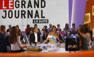 «Le Grand Journal» présenté par Michel Denisot en 2010.