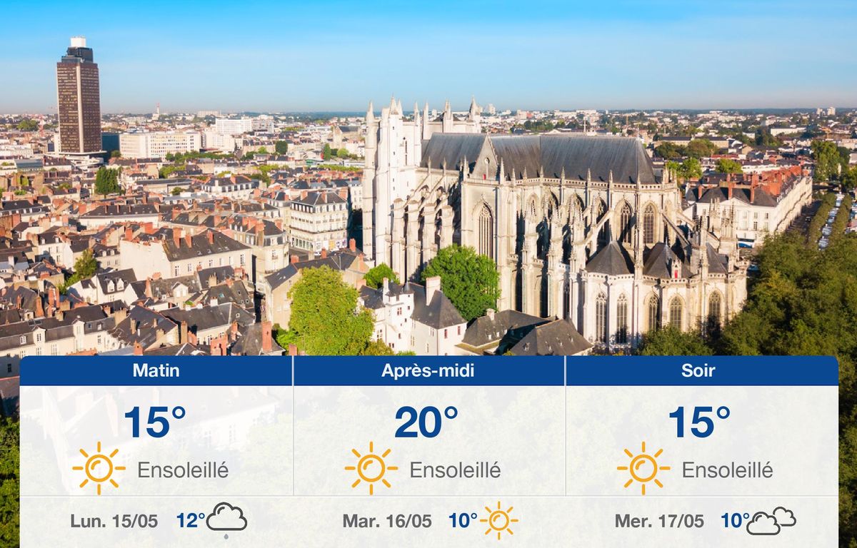 Météo Nantes: prévisions du dimanche 14 mai 2023