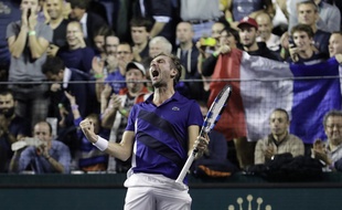 Julien Benneteau a réussi une sacrée performance en battant David Goffin en 8e de finale de Bercy, le 2 novembre 2017.