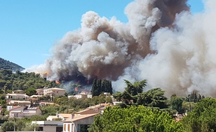 La commune de Carros (Alpes-Maritimes) est particulièrement touchée par les incendies.