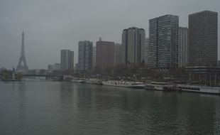 Episode de pollution à Paris, le 15 mars 2014.