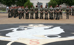 Au 8e RPIMa de Castres.