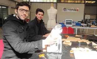 Pierre et Diego espèrent quitter Module D avec un prototype de leur sac.